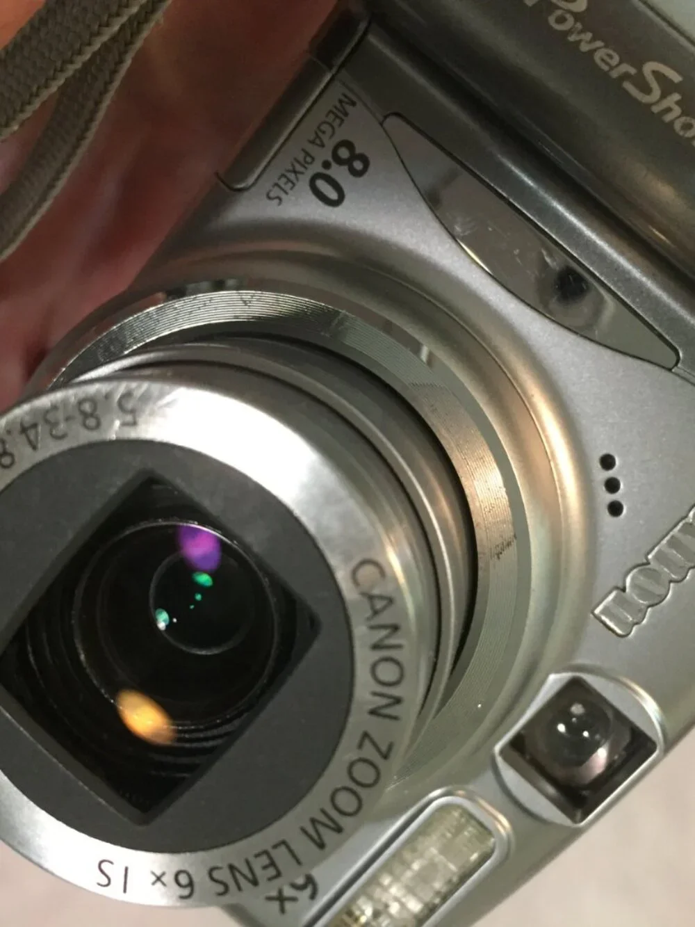 Canon Digital Camera PowerShot A720 IS 8.0MP Silver TESTED/WORKING